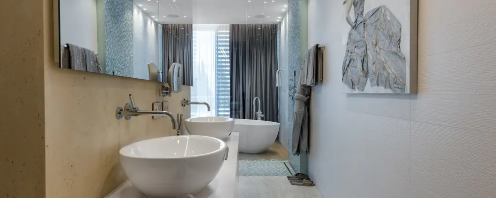 Landmark Apartment II Badezimmer Innenausstattung Im Hotel Eden Reserve
