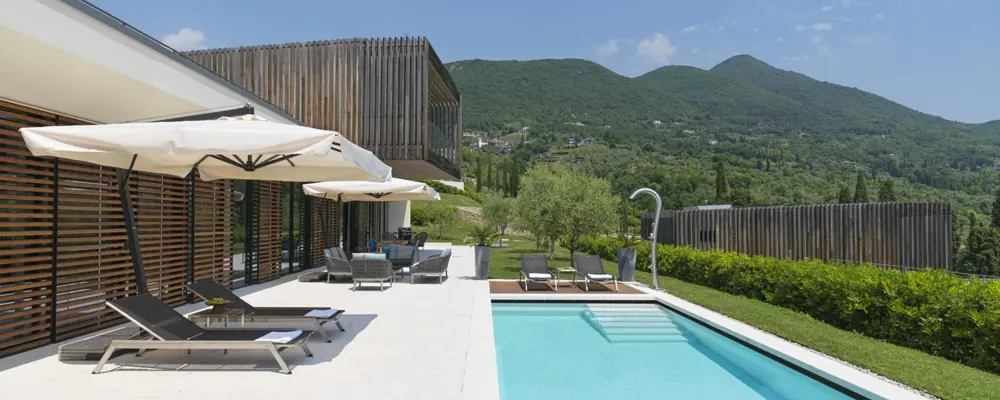 Landmark Villa IV Sitzplatz Mit Pool Im Hotel Eden Reserve