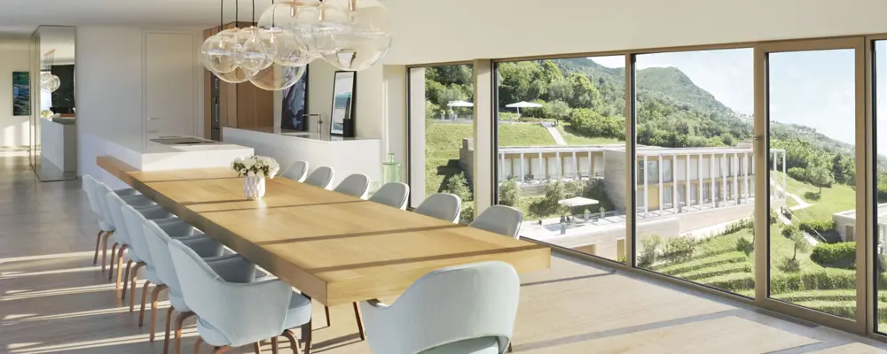 Villa Sphere Ovest Küche Und Essbereich Im Hotel Eden Reserve