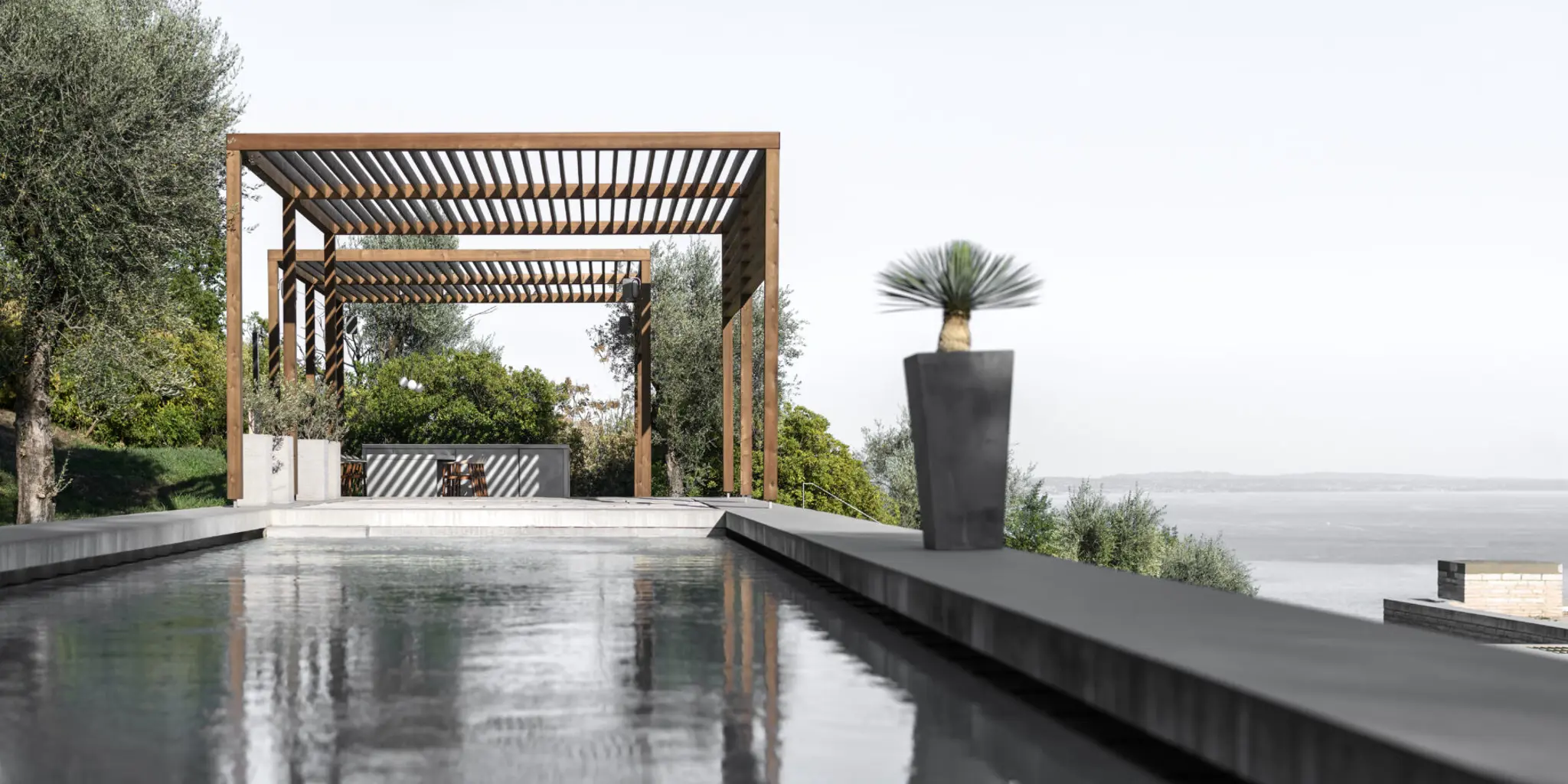 Villa David Chipperfield Nord Pool Und Pergola Im Hotel Eden Reserve