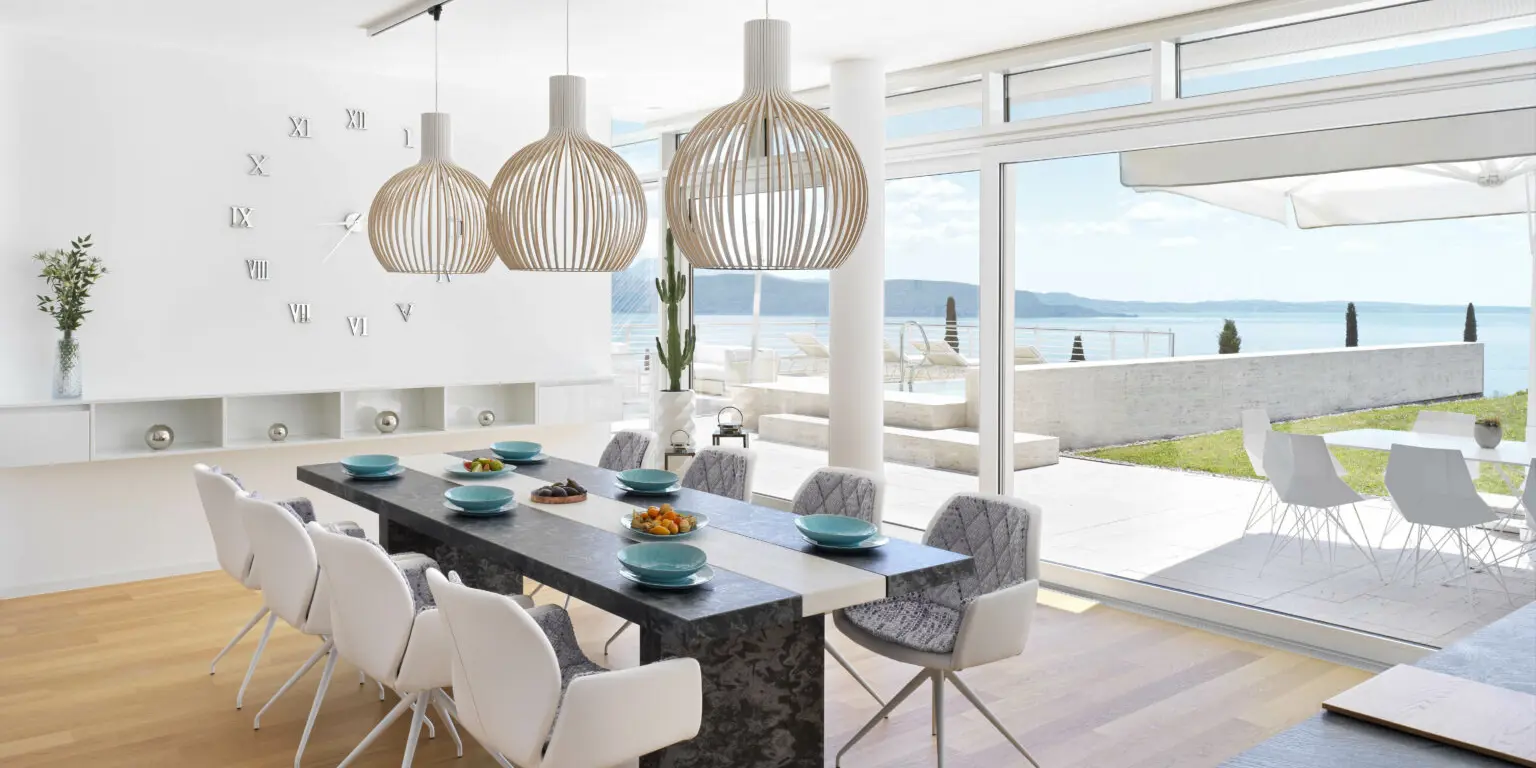 Villa Richard Meier Esszimmer Im Hotel Eden Reserve