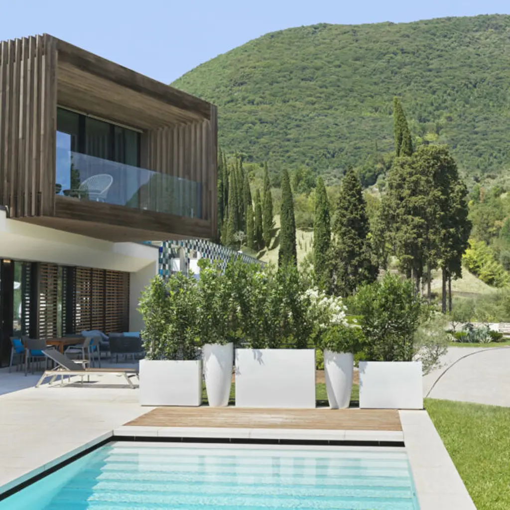Landmark Apartment II Aussenansicht Mit Pool Im Hotel Eden Reserve