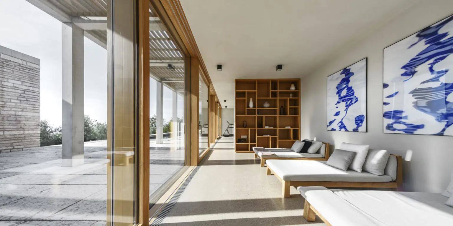 Villa David Chipperfield Ovest Liegebereich Im Hotel Eden Reserve
