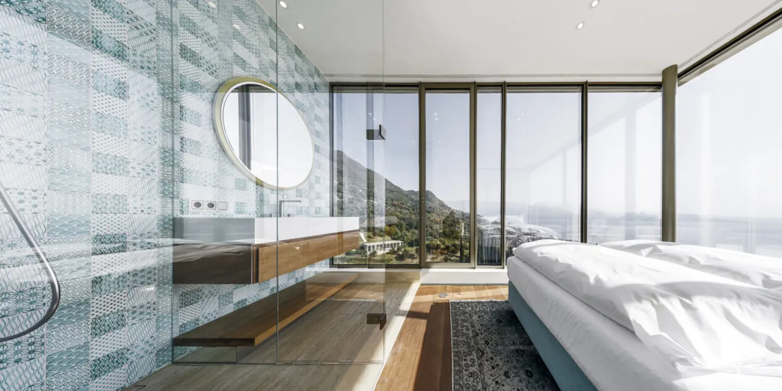 Villa Sphere Ovest Schlafzimmer Mit Badezimmer Im Hotel Eden Reserve