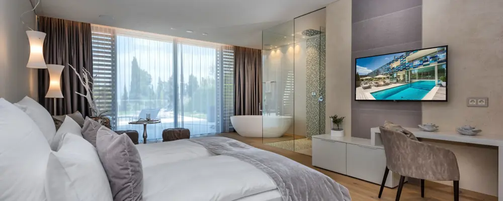Landmark Apartment II Schlafzimmer Mit Badezimmer Im Hotel Eden Reserve