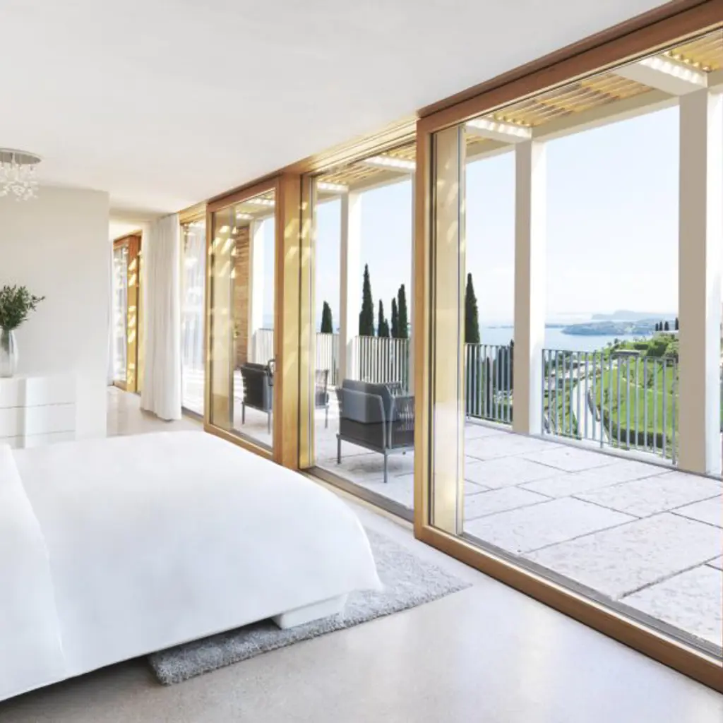 Villa David Chipperfield Nord Schlafzimmer Mit Balkon Im Hotel Eden Reserve