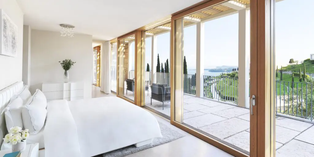 Villa David Chipperfield Nord Schlafzimmer Mit Balkon Im Hotel Eden Reserve