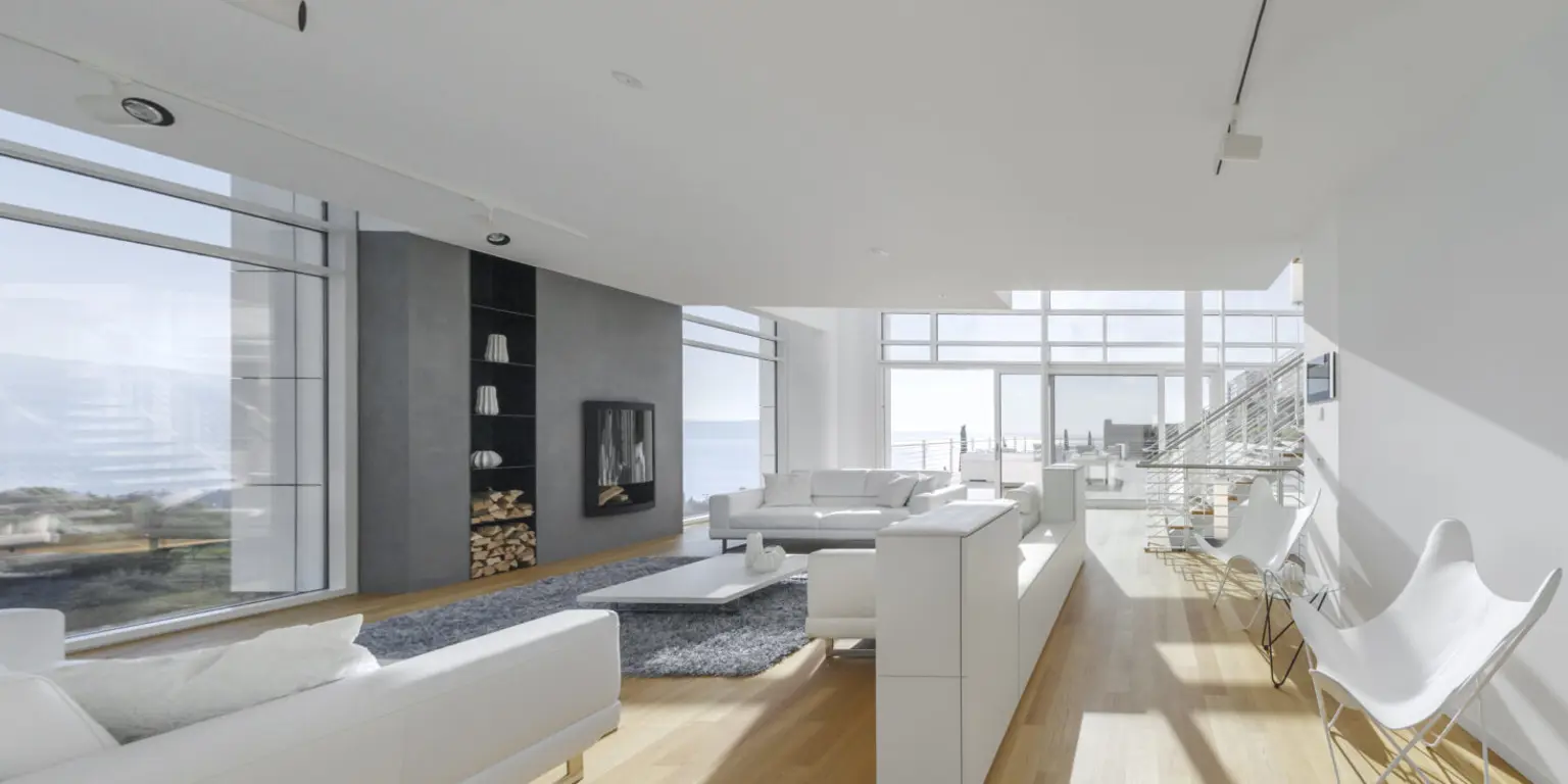 Villa Richard Meier Wohnzimmer, Im Hotel Eden Reserve