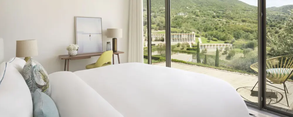 Villa Sphere Ovest Schlafzimmer Im Hotel Eden Reserve