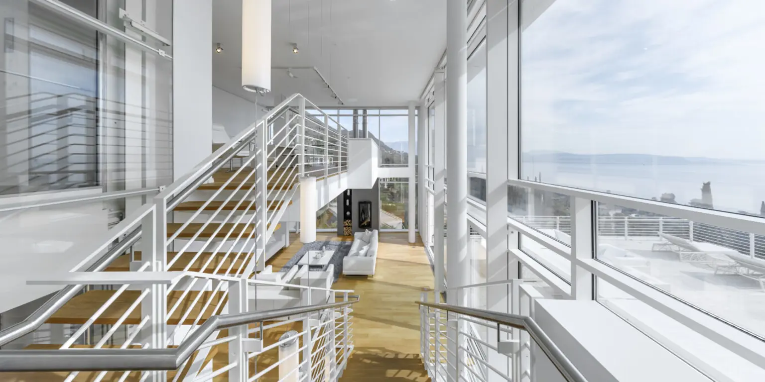 Villa Richard Meier Treppe Im Hotel Eden Reserve